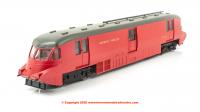 4D-011-101D Dapol Streamlined Railcar number 17 in BR Crimson livery with Express Parcels branding